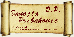 Danojla Pribaković vizit kartica